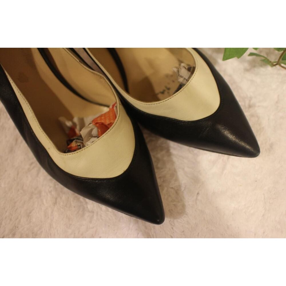 KATE SPADE NEW YORK black white pump size 8.5B (TAC3000 - Picture 4 of 7